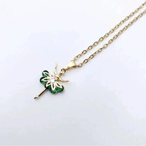 BALLERINA necklace stamped | Gold plated | Dainty Necklace